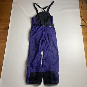 VTG Gore-Tex Bibs snowpants chlorophylle CANADA MADE Men Sz S 90s Purple Retro